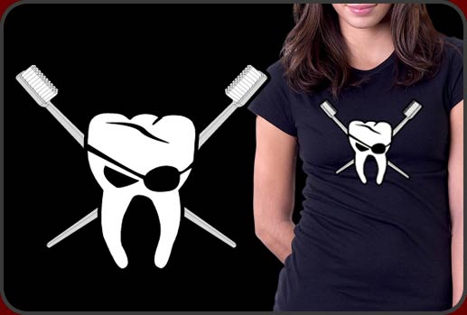 Funny Pirate T-shirt- The Jolly Molar