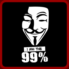 I Am The 99% Guy Fawkes
