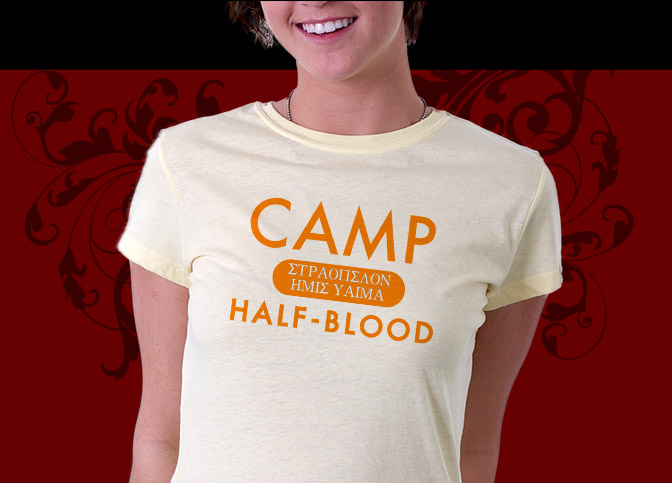 Custom Camp Half Blood T-shirt By Deomatis9888 - Artistshot