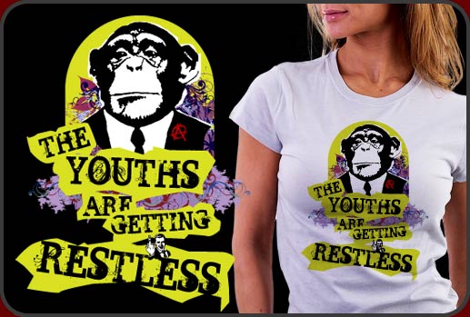 Art Tshirt- The Youths Are Getting Restless